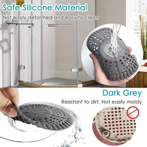 Shower Drain Hair Catcher, 5.5in Shower Hair Catcher Large Premium