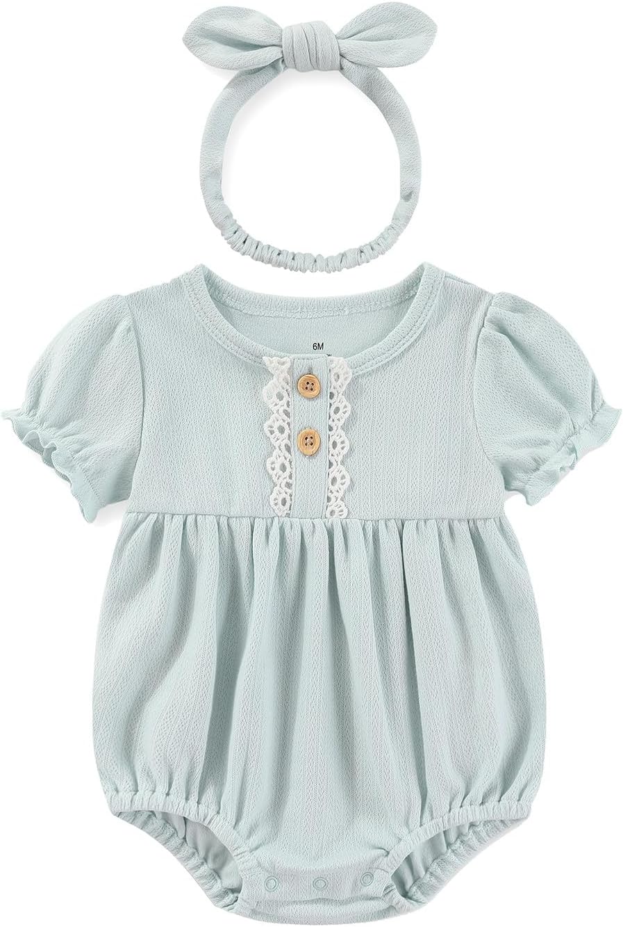 Newborn Baby Girl Bodysuit Suit Baby Clothes Short Sleeve 3 Outfit Bundle Mix Match