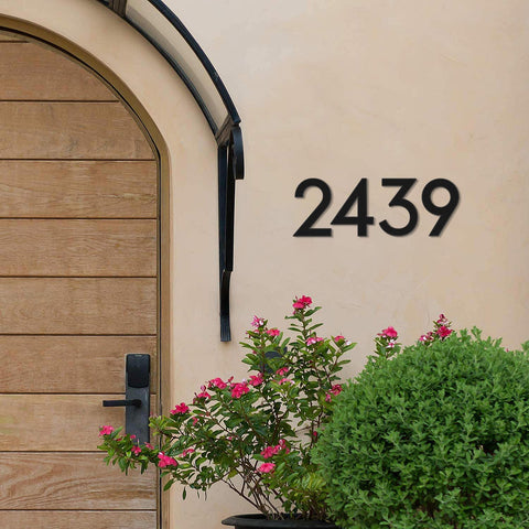 4 Inch House Numbers, Self-adhesive Mailbox Numbers Modern House Number