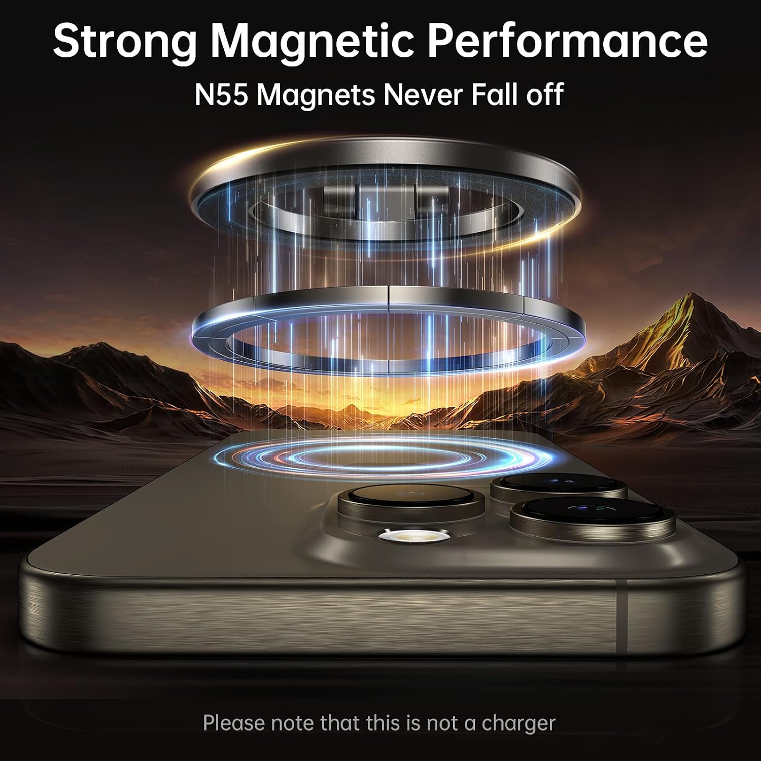 Syncwire Fits MagSafe Car Mount Magnetic Phone Holder for Dash and Tesla