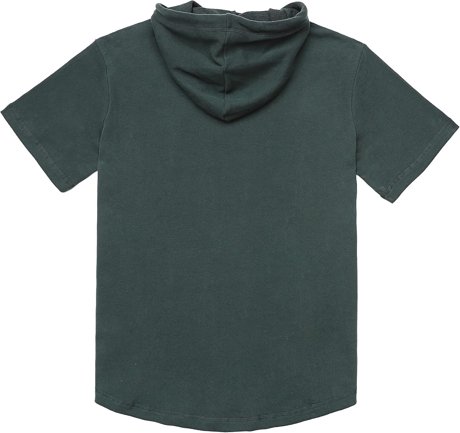 Dubinik®Short Sleeve Hoodie Lightweight Soft Cotton Moisture Wicking Kangaroo Pocket Short Sleeve Hoodie For Men