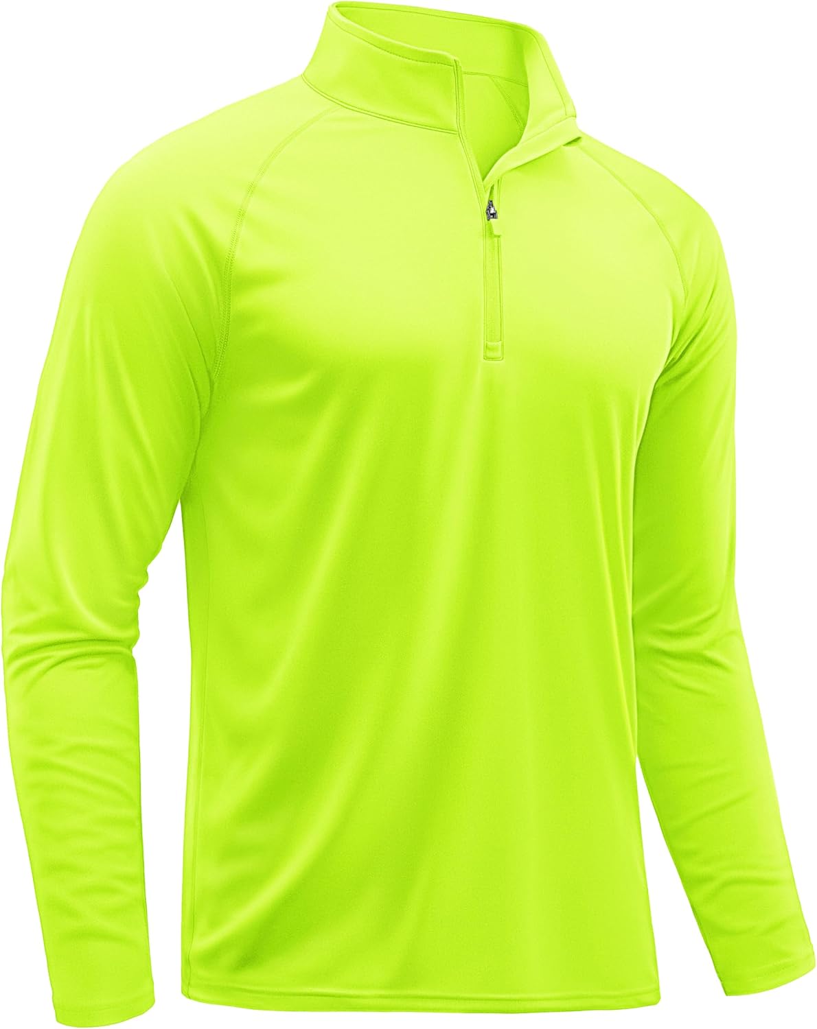 TACVASEN Men's Long Sleeve Athletic Shirts 1/4 Pullover Zip Sun Protection Rash Guard UPF 50+ Outdoor Running T-Shirts