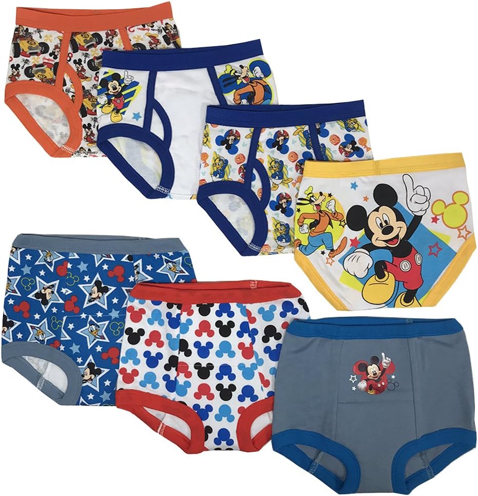 Disney boys Mickey Mouse Potty Training Pants and Starter Kit With Stickers & Tracking Chart