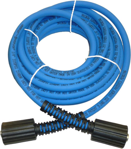 UBERFLEX™ Kink Resistant Pressure Washer Hose 1/4", 3,100 PSI with (2) 22MM - Made in USA - (50 Feet)