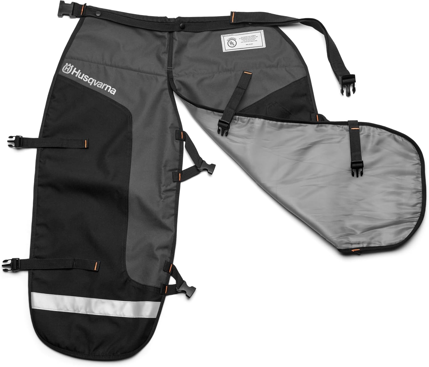 Husqvarna 587160702 Apron Chainsaw Chaps, 38-Inch, Black Apron