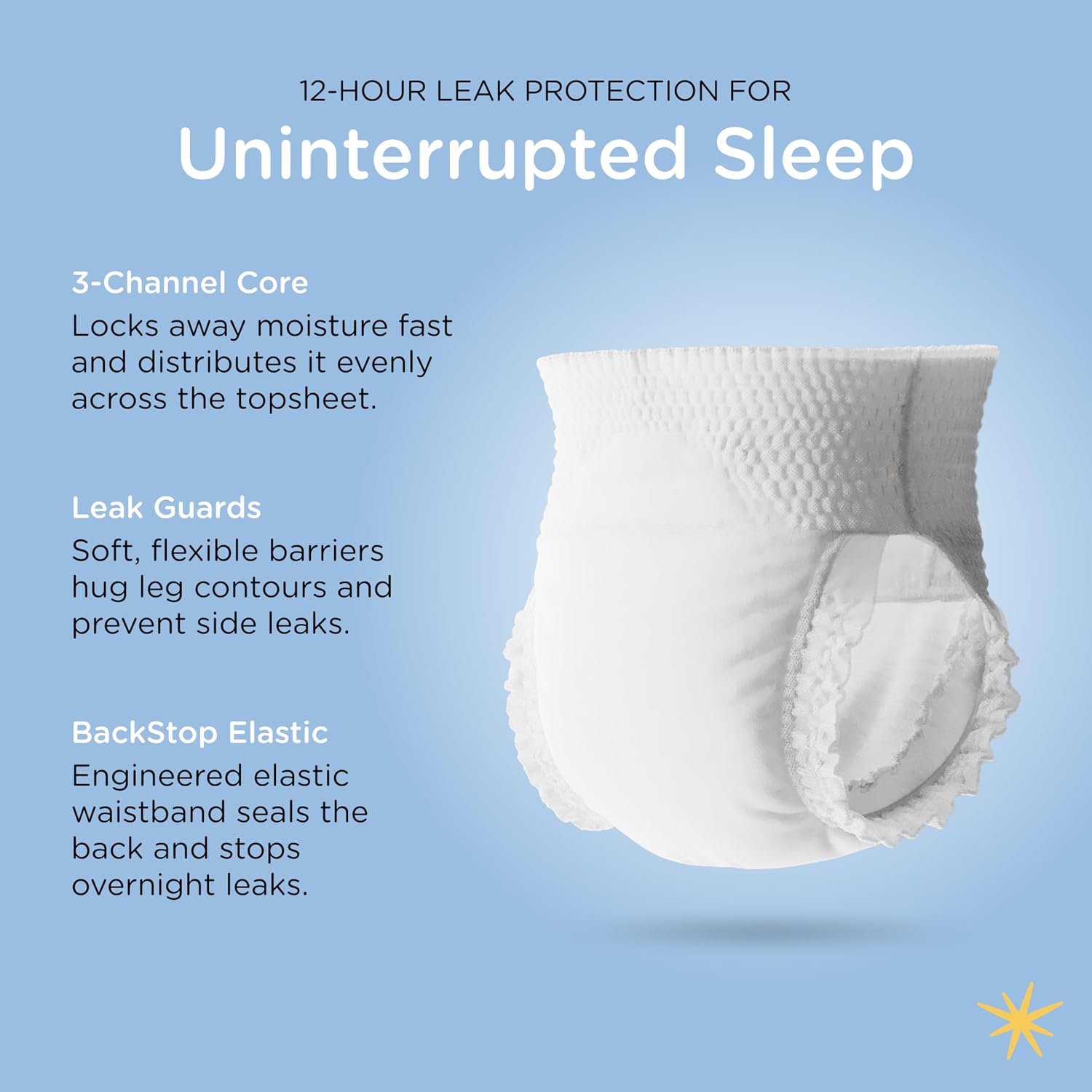HealthyBaby Non-Toxic Training Pants Toddler Diapers - Size 4, 46 Count