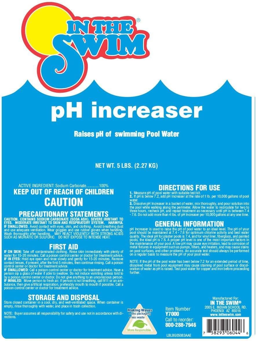 In The Swim pH Increaser for Pools - 25 Pounds