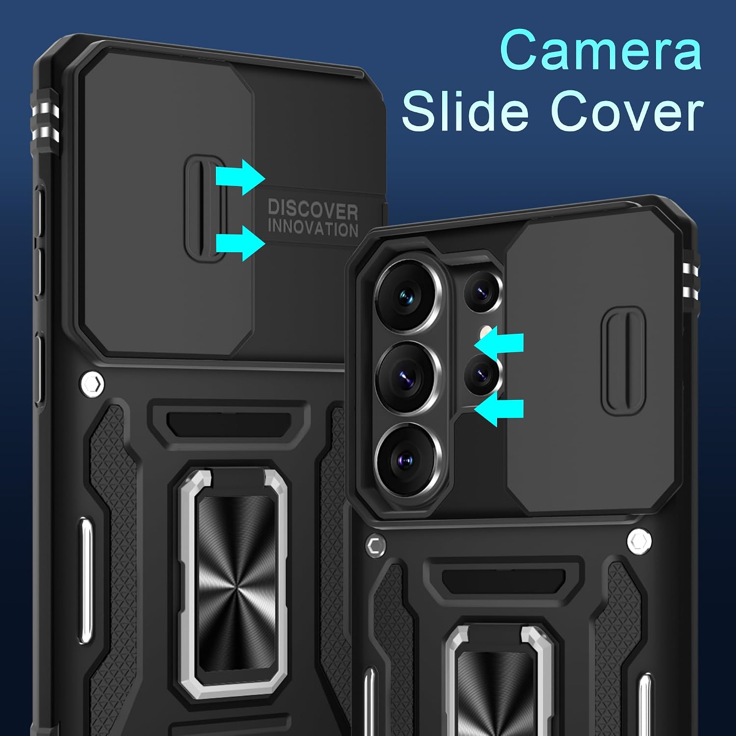 DEERLAMN for Samsung Galaxy S26 Ultra Case with Screen Protector, Black