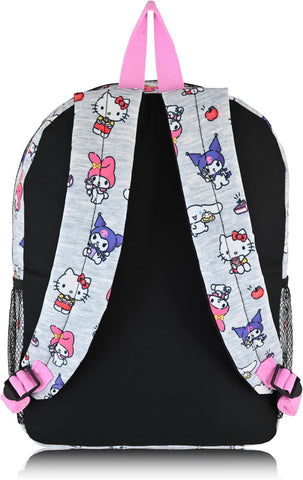 Sanrio Hello Kitty Backpack for Girls, Boys, Adults, Toddler Backpack | Hello Kitty and Friends Backpack for School | 16" Small Kids Bookbag Knapsack for Girls, Boys | Hello Kitty Bag Cute Backpack