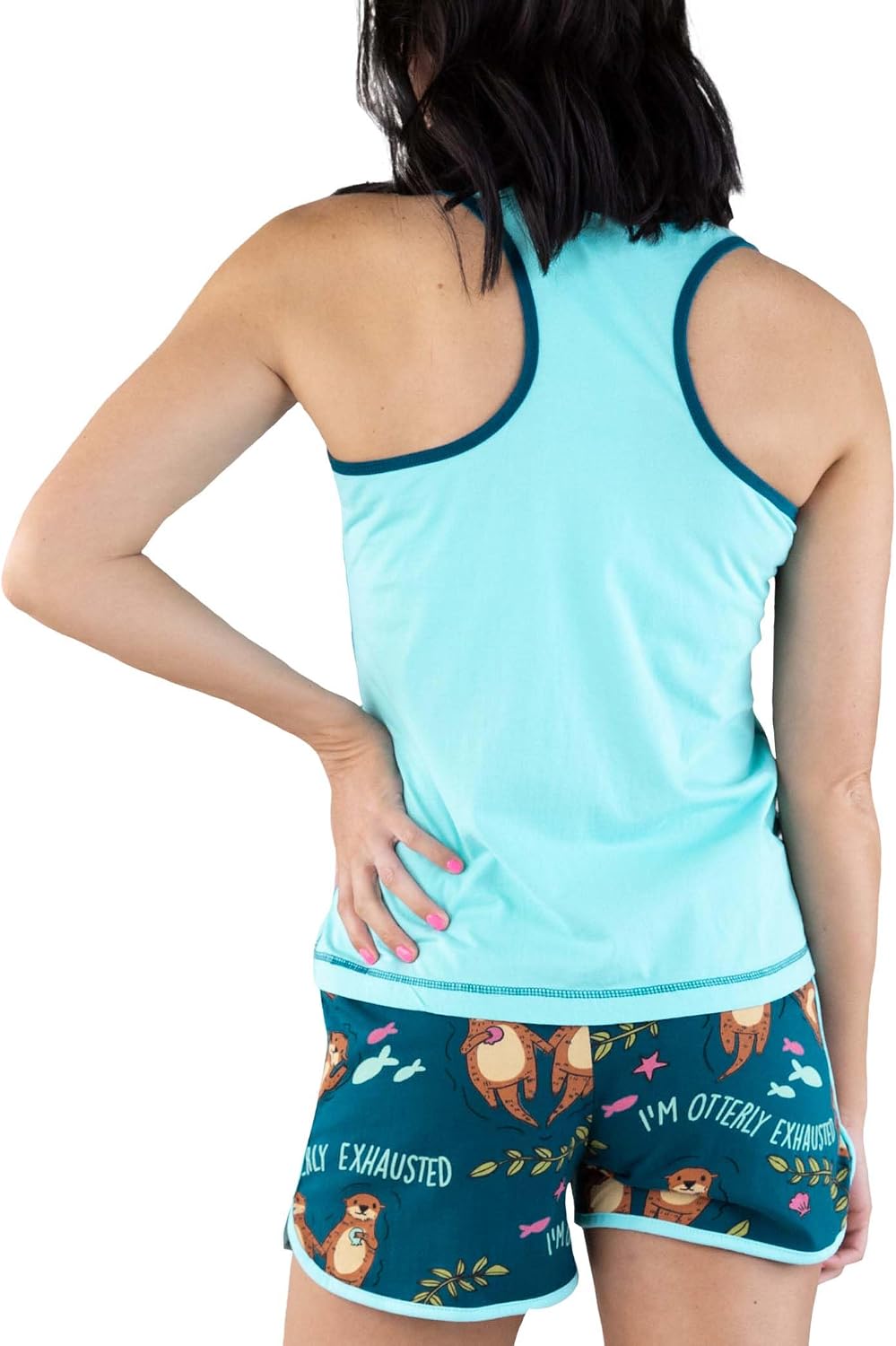 Lazy One Matching Pajamas for Women, Cute Tank Top Set, Summer Pajamas