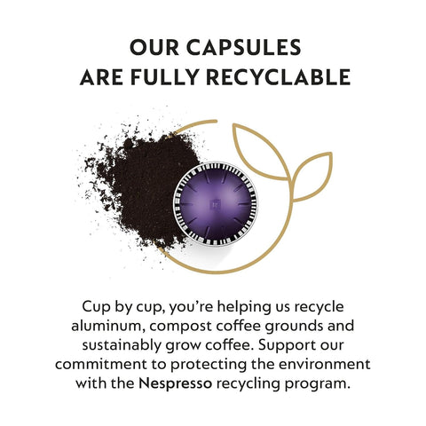 Nespresso Vertuo, Espresso Variety Pack, 50-Count Espresso Coffee Pods