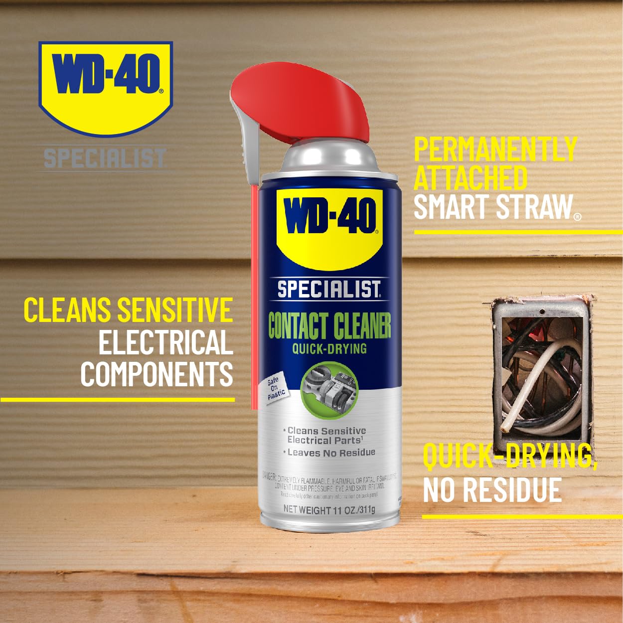 WD-40 Specialist Contact Cleaner Spray, 11 oz.