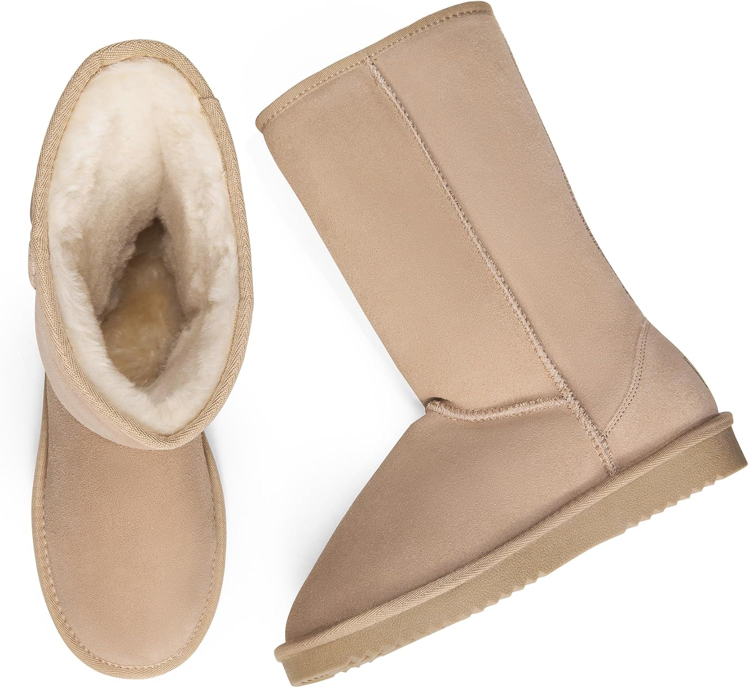 DREAM PAIRS Women's High-top Winter Warm Snow Boots