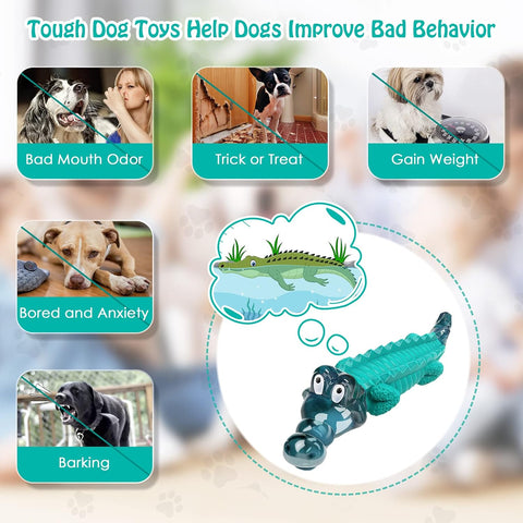 Jeefome Dog Toys for Aggressive Chewers