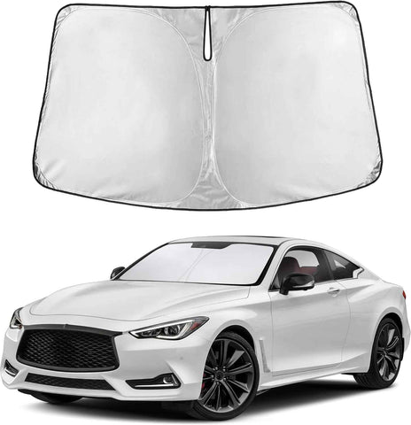 EcoNour Windshield Sunshade Compatible for Infiniti Q60 Coupe 2017-2022