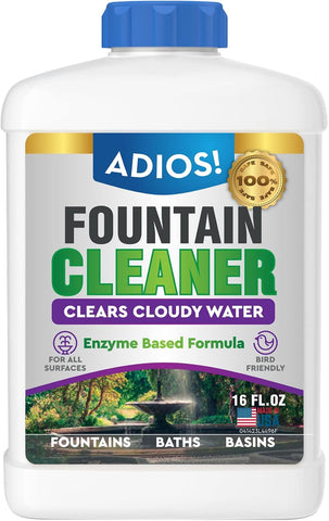 Fountain Cleaner and Clarifier, Outdoor and Indoor Treatment (16oz)