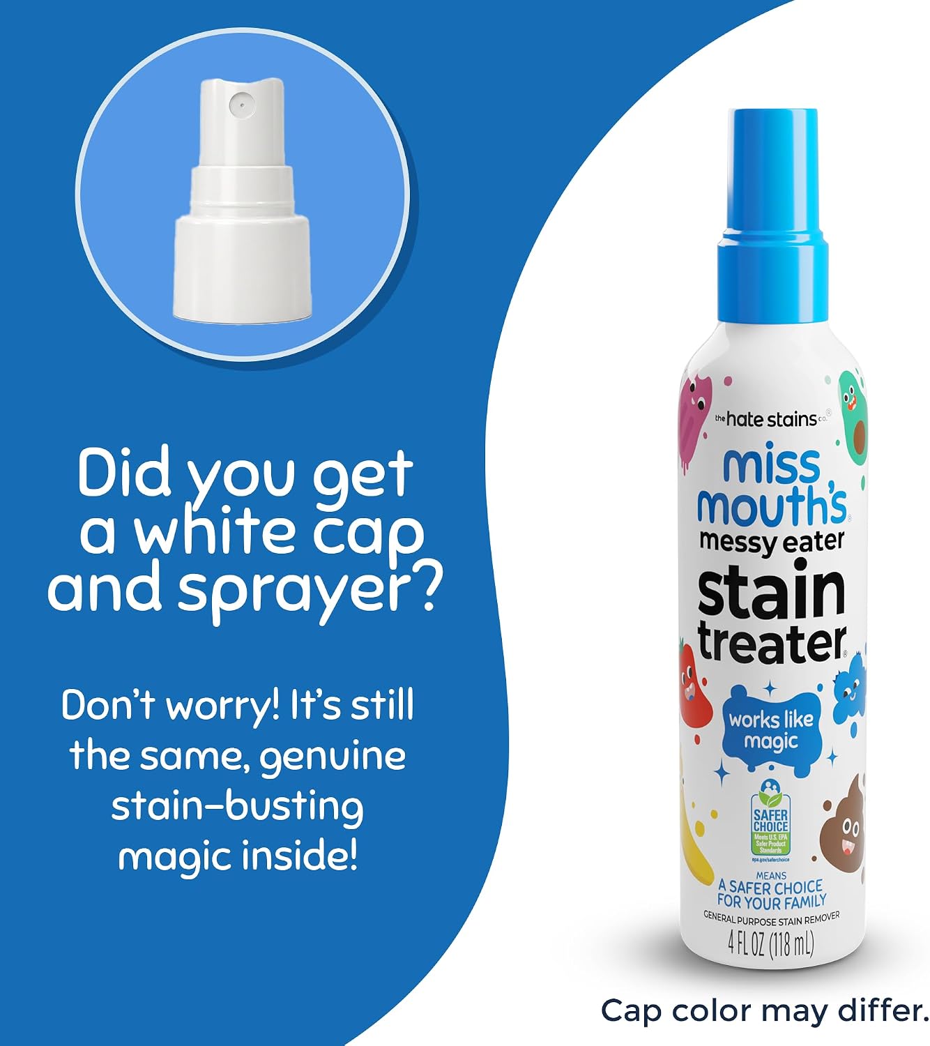 Miss Mouth's Messy Eater Stain Treater Spray, Laundry Stain Remover, 4 Oz
