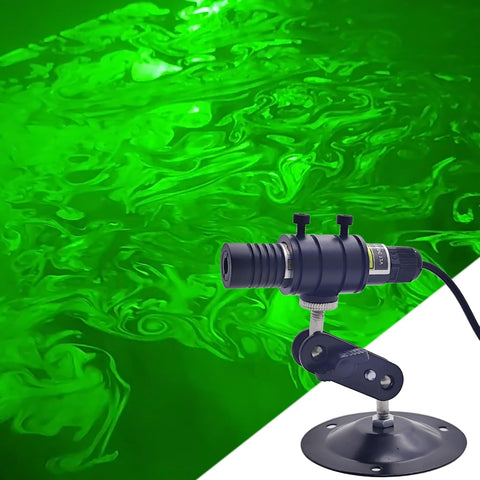 532nm Waterproof Green Generator Line Module for Halloween Scary House Laser Swamp Laser Pond Haunted House Garden Yard Decoration NOT for Alignment (Class IIIr 12V with Adapter and Mount)