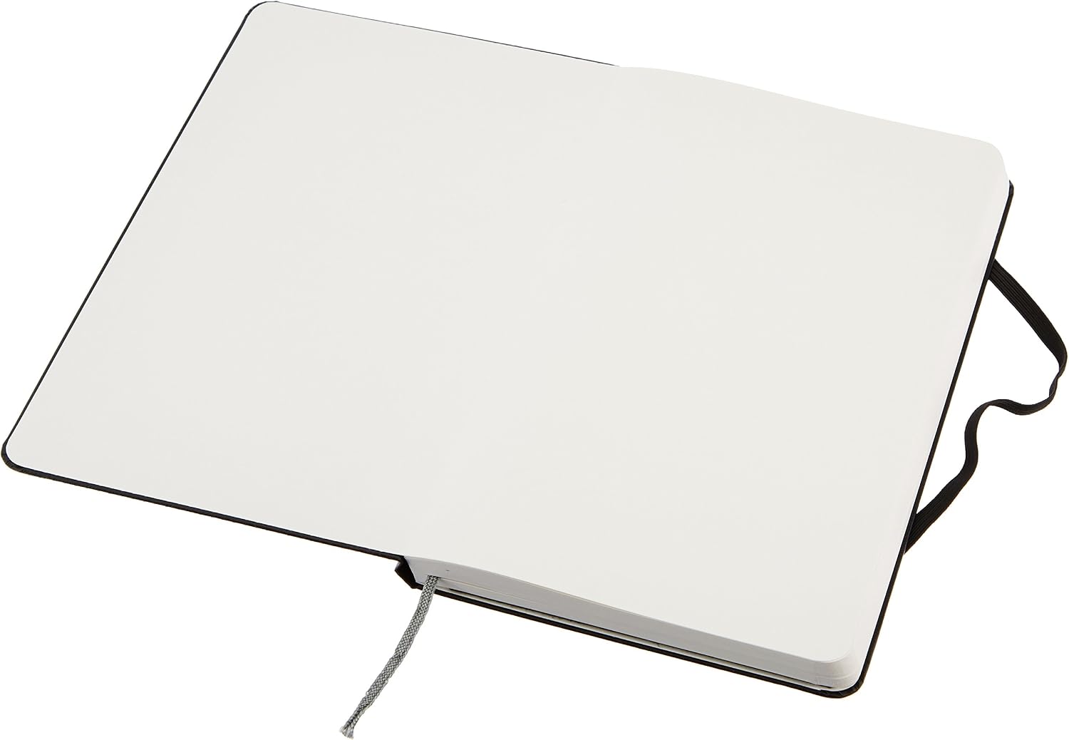 Amazon Basics Classic Blank Notebook, Hardcover, 240 Pages, 5" x 8.25", Black