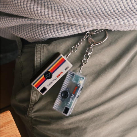 KODAK CHARMERA Keychain Digital Camera Blind Box Single Box (1PC),Mini Camera,Digicam,Video Recording,Bag Charm,1.6 Megapixels,Micro SD Card Slot,for Beginners Teens and Adults