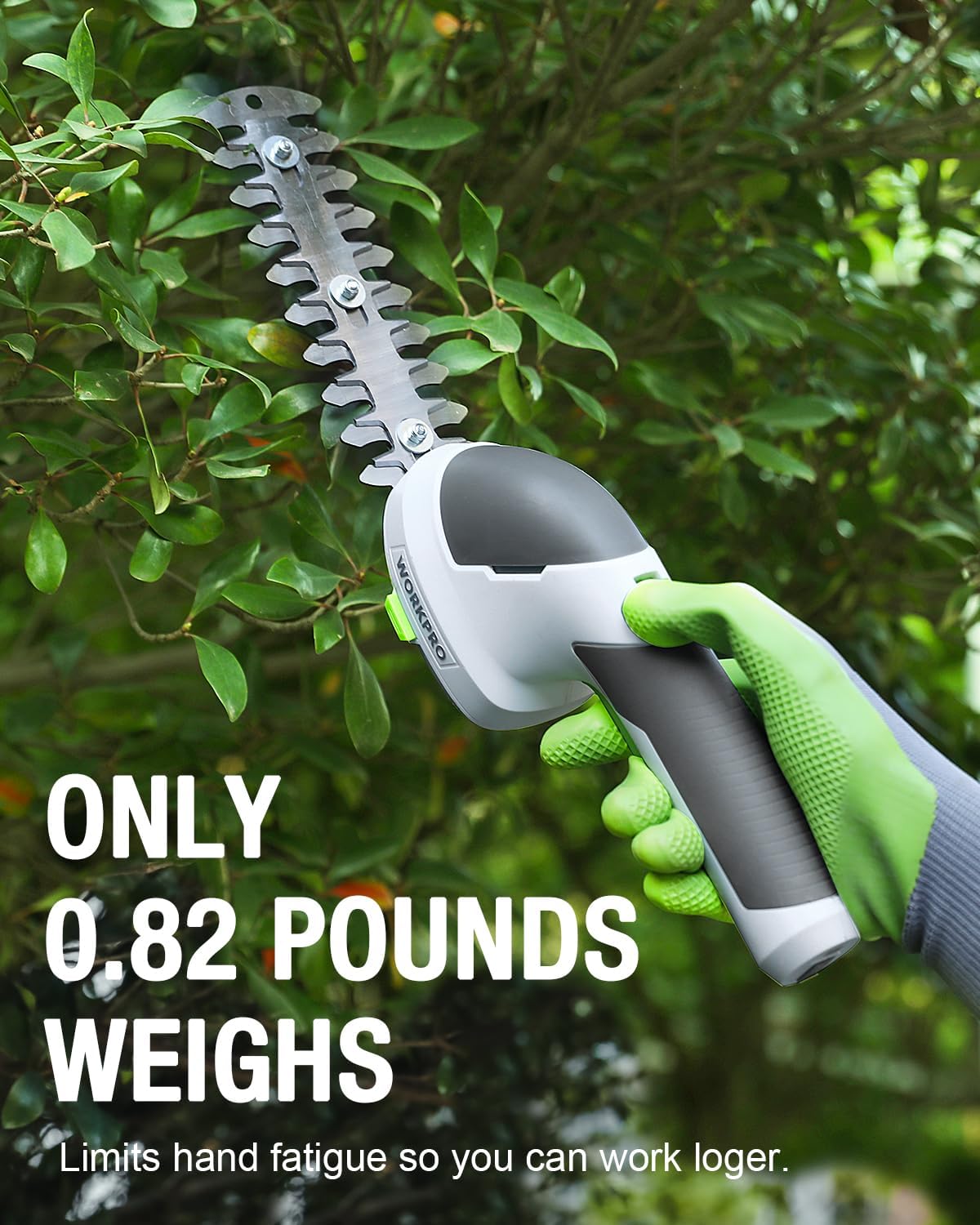 WORKPRO 7.2V Cordless Grass Shear & Shrubbery Trimmer