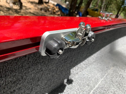 Brocraft Universal Boat Track Bimini Top Mount for Lund, Tracker Versatrack, Ranger, Lowe, G3, Starcraft, Smoker Craft & Polar Kraft Boats | Aluminum Canopy Bracket for Boat Track Systems