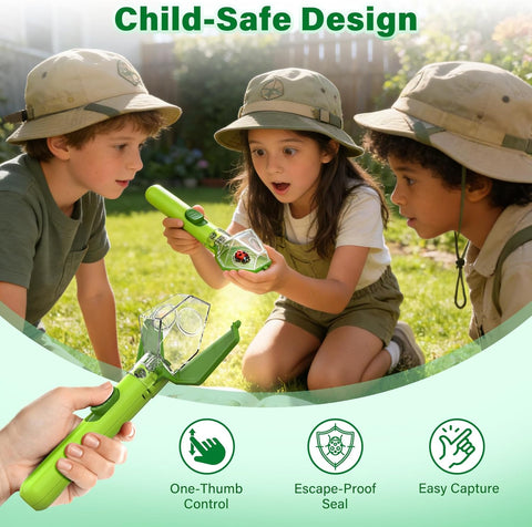 Bug Catcher for Kids with 6X Magnifier, STEM Educational Exploration Toys