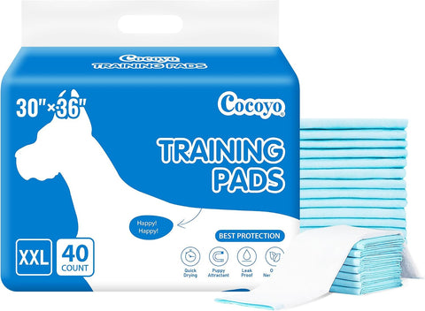 COCOYO Training Pads, 30"X36", 40 Count, XXL