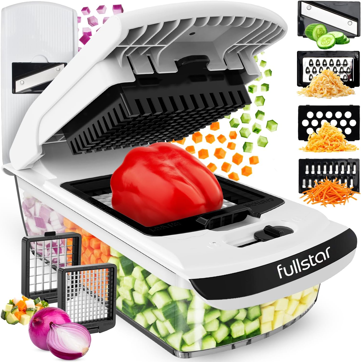 Fullstar Pro Original Vegetable Chopper & Mandoline Slicer Kitchen Gadget
