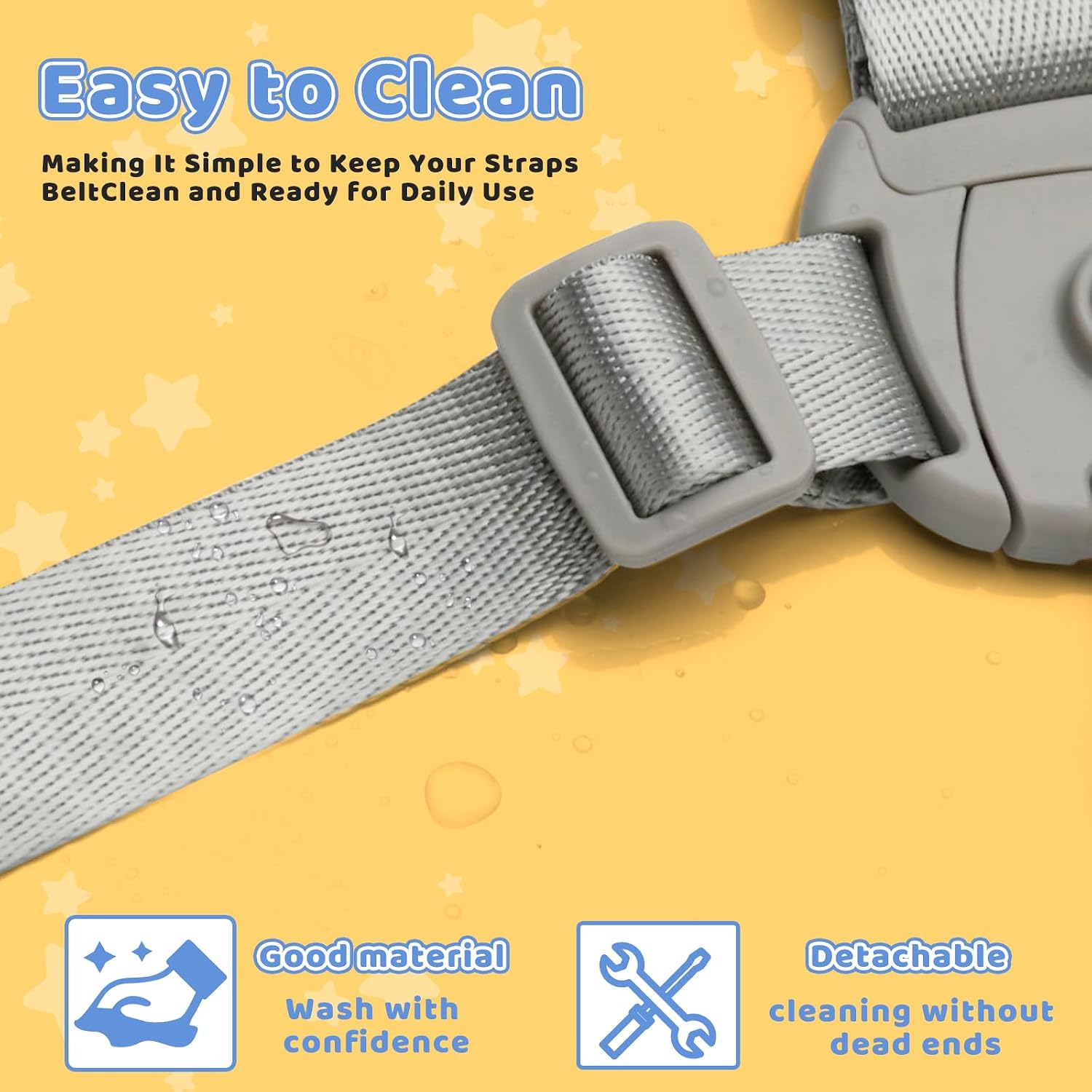 High Chair Straps Replacement Compatible with Graco Highchairs, Replacement Harness Straps for Most 5 Point High Chairs, Adjustable Universal High Chair Belt