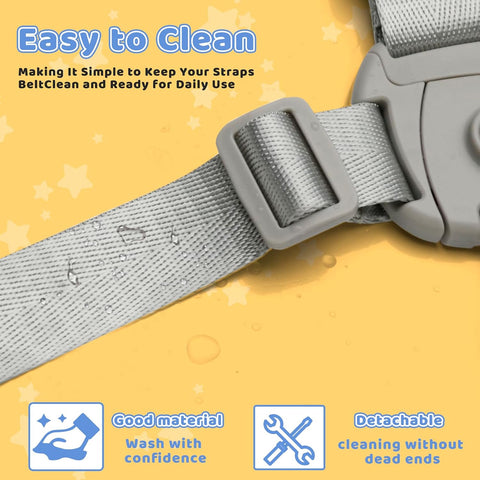 High Chair Straps Replacement Compatible with Graco Highchairs, Replacement Harness Straps for Most 5 Point High Chairs, Adjustable Universal High Chair Belt