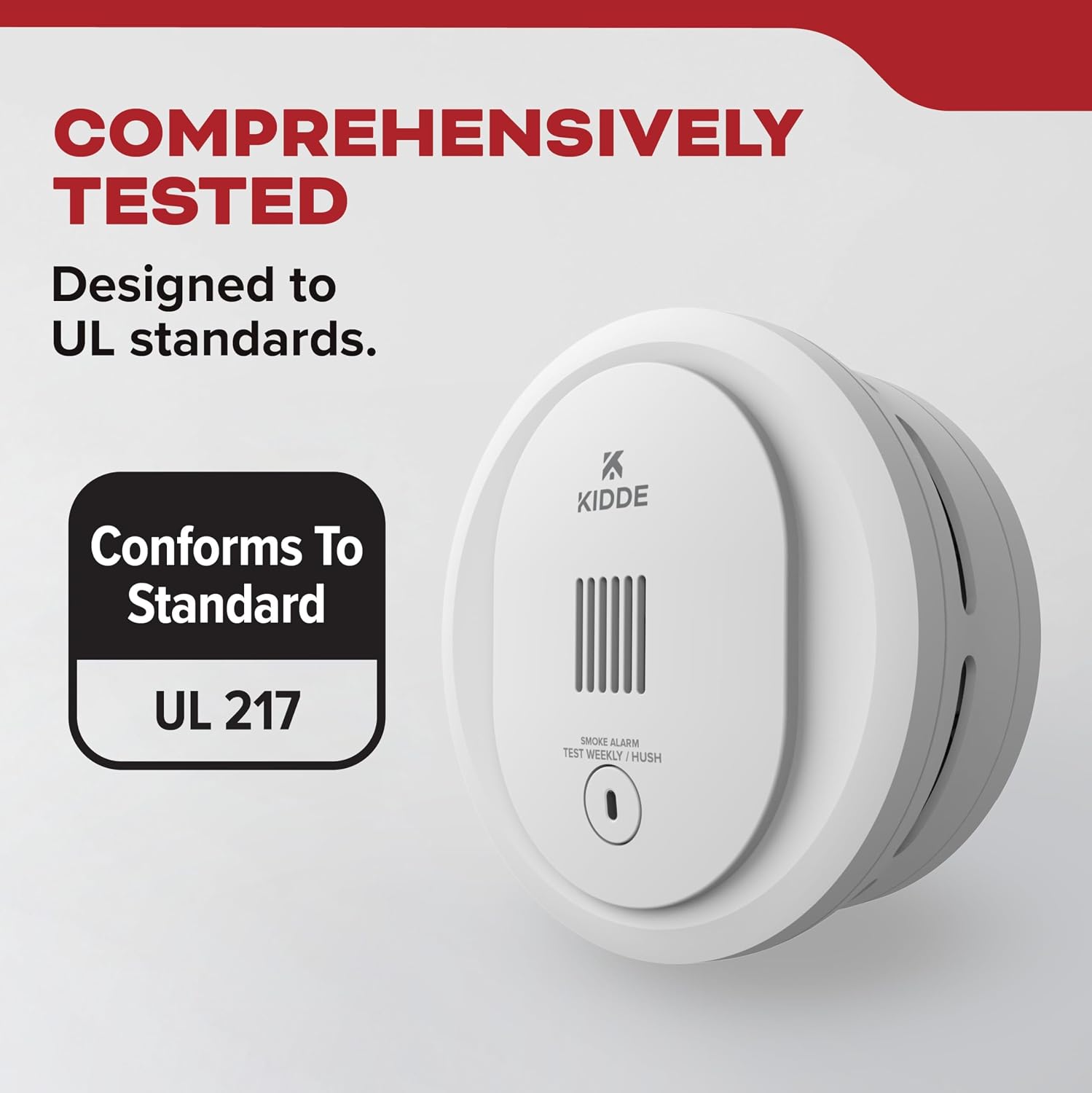 Kidde Compact Smoke Detector, AA Battery-Powered, 10SDR
