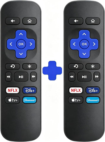 (2 Pack) Replacement Remote for Roku Box, for Roku Express, for Roku Player