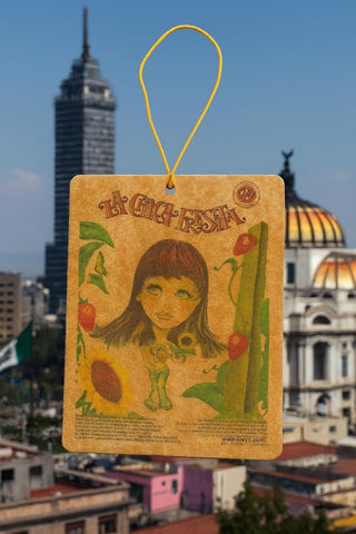 6 pack Strawberry La Chica Fresita air Fresheners Aromatizante Fresa