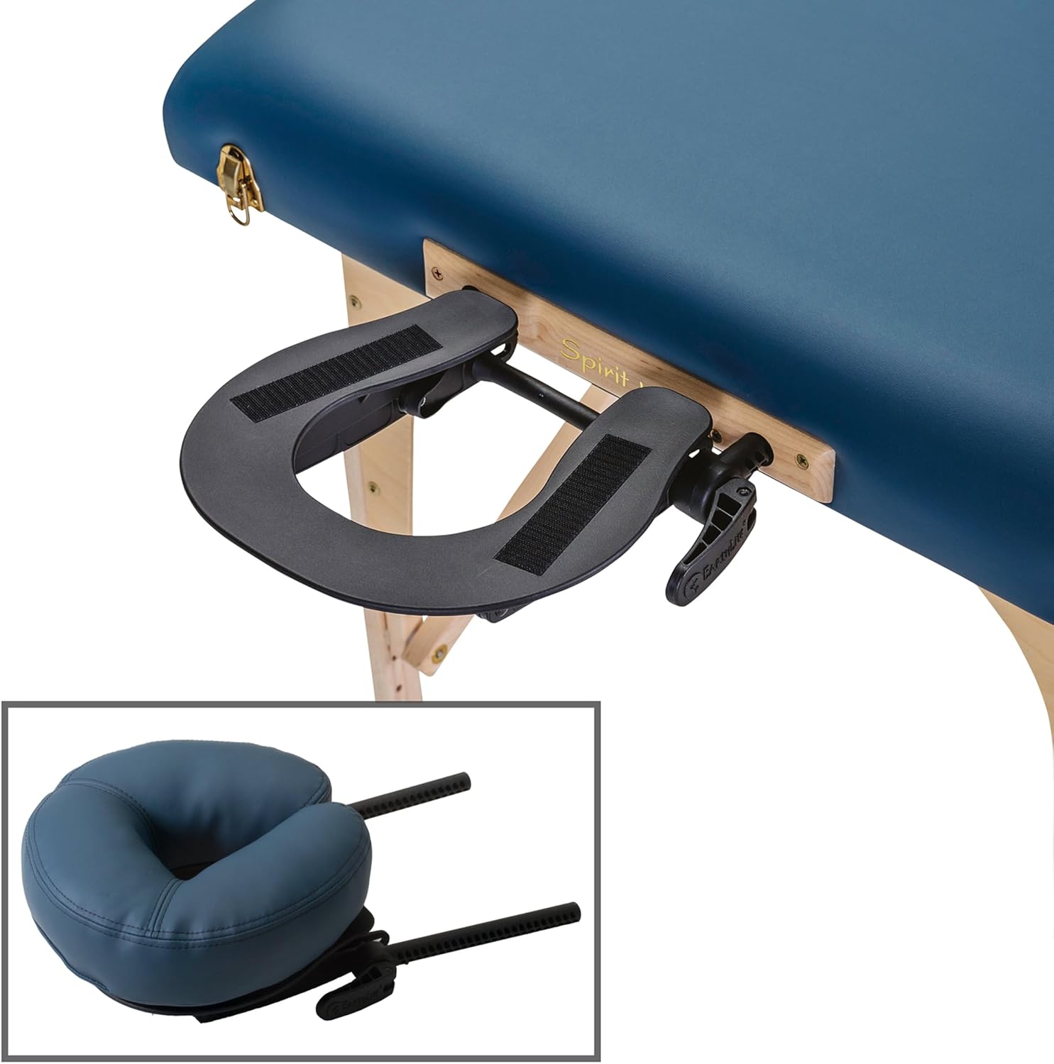 EarthLite Massage Table Face Cradle Deluxe Adjustable - Durable, Fully Adjustable Headrest Platform for Massage Chairs & Tables
