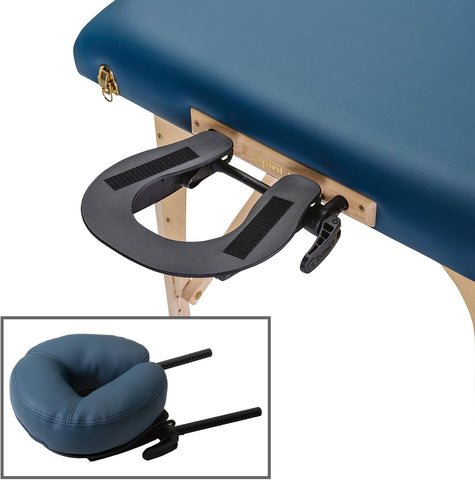 EarthLite Massage Table Face Cradle Deluxe Adjustable - Durable, Fully Adjustable Headrest Platform for Massage Chairs & Tables