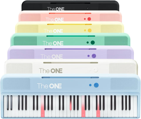 The ONE 61 Key Piano Keyboard with Lighted Keys, Bluetooth MIDI