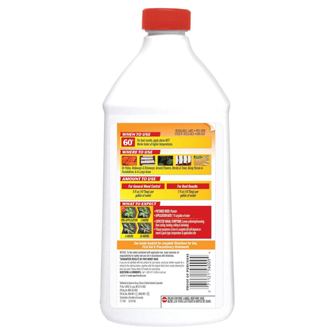 Spectracide Weed & Grass Killer Concentrate for Driveways & Walkways, 40 Oz