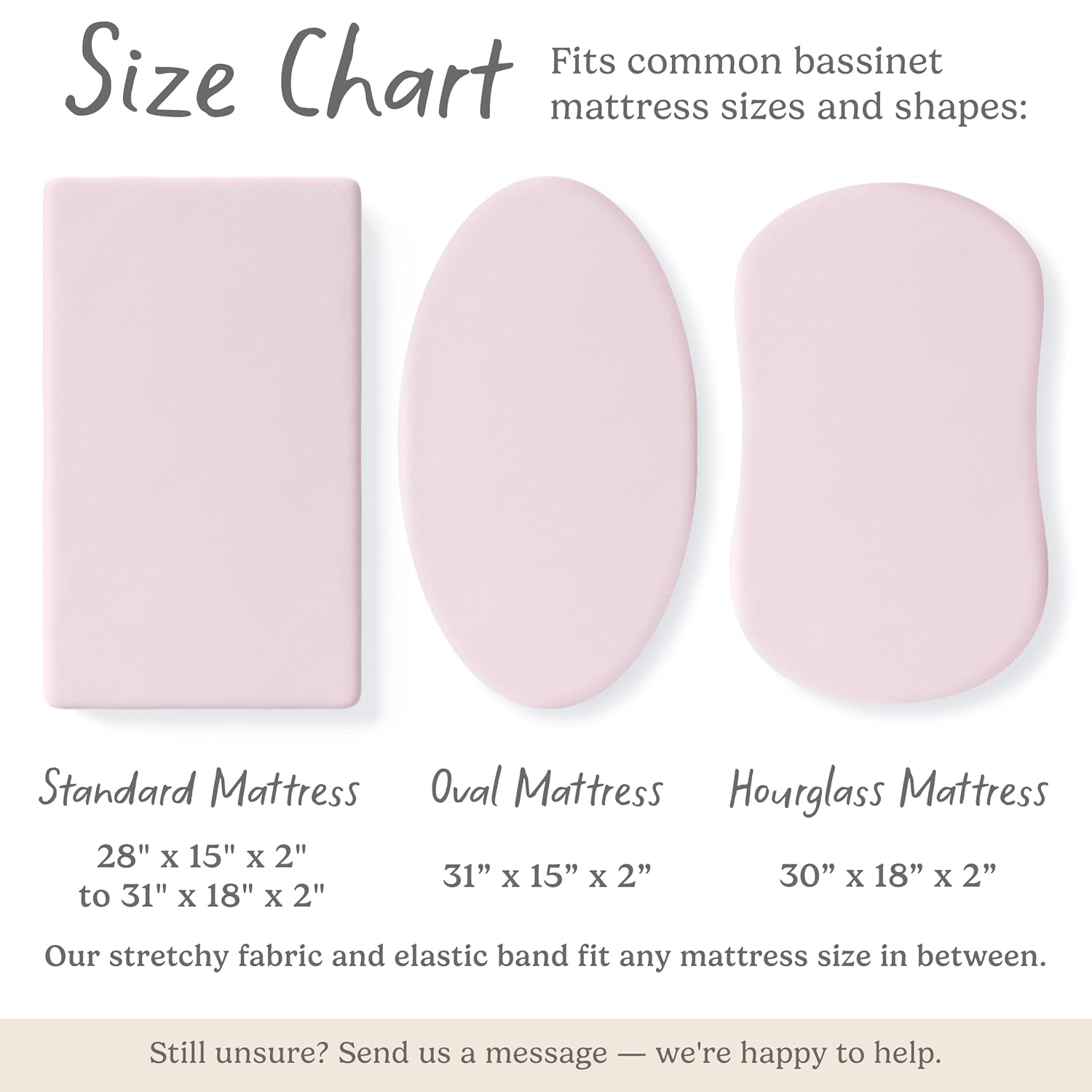 Sorrel + Fern Baby Bassinet Sheets 2-Pack for BassiNest (Unicorn Blossom)
