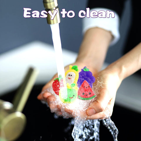 24 Pcs Fruit Mochi Squishy Toys, Squishies Bulk for Adults Stress Relief