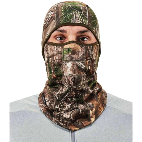 Ergodyne - 16833 N-Ferno 6823 Balaclava Ski Mask, Wind-Resistant Camo Face Mask, Hinged Design to Wear as Neck Gaiter, RealTree Camouflage, One size
