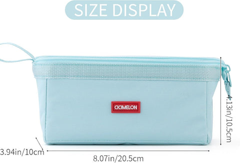 CICIMELON Pencil Case Large Capacity Pencil Pouch Pen Bag for School Teen Girl Boy Men Women