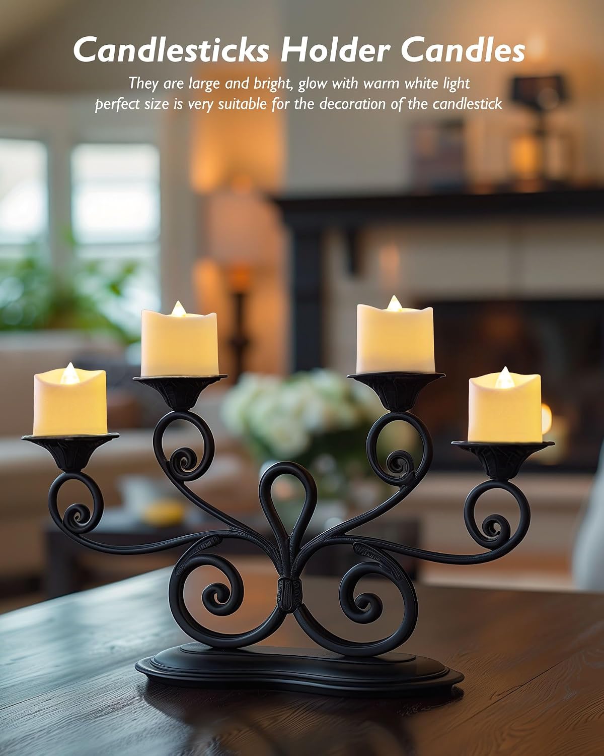 Homemory White Flameless LED Votive Tealight Candles & Timer Remote, 12Pack