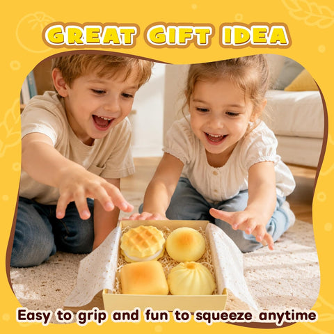 Recheel Butter Squishy Toys, 9 Pack Slow Rising Food Squishies Set