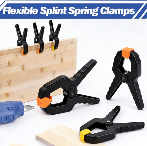 14 Pack Spring Clamps, 3.5 inch Heavy Duty Clips Plastic Spring Clip, Backdrop Clips Balloon Arch Clip Hanging Clamp Wood Clamps for Woodworking, Tarp, Crafts, Small Clamp for Backdrop Stand, Home