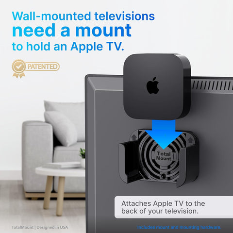 TotalMount for Apple TV – Fits All Models, Heat Management, Premium Quality