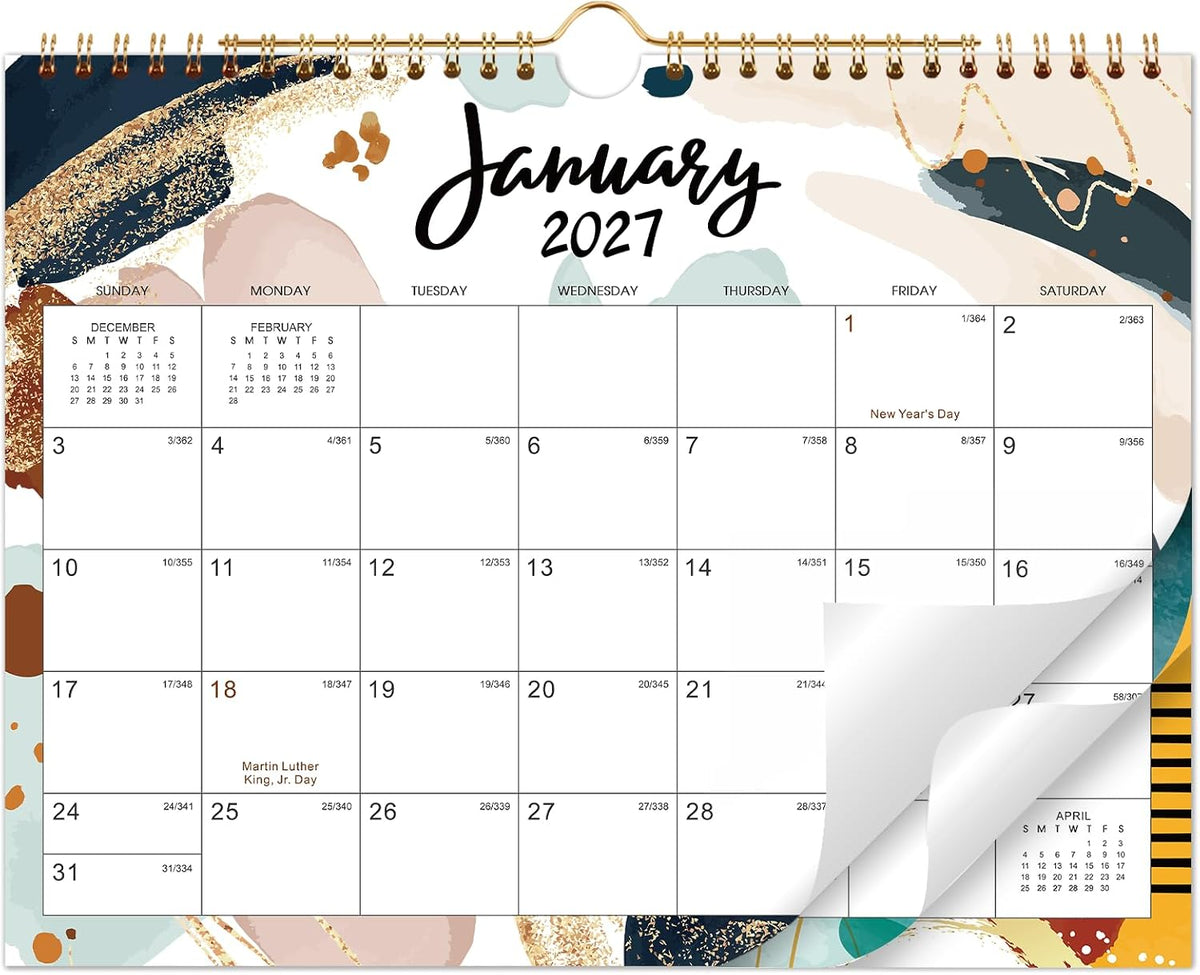 2027 Wall Calendar - 12 Months Wall Calendar 2027, Jan 2027 - Dec 2027