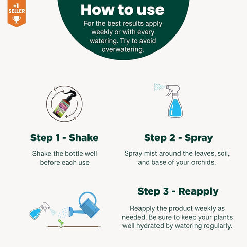 Gardenera Professional Tomato Spray Fertilizer Mist for Home Gardening | 3-1-2 Gentle Blend Mist for Healthy Leaves & Growth | Essential Nutrients for Tomatoes - 8oz