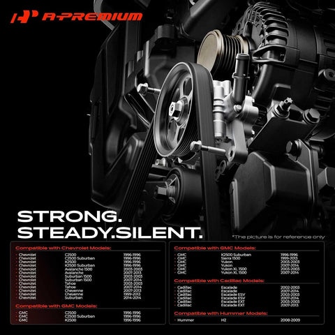 A-Premium Power Steering Pump, with Reservoir