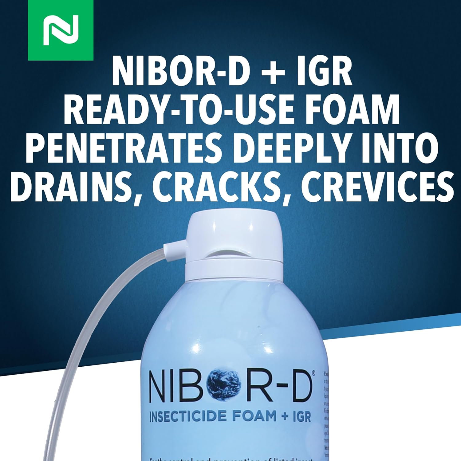 Nisus Nibor-D Insecticide Foam with IGR, 1 Pack, 21 oz Can